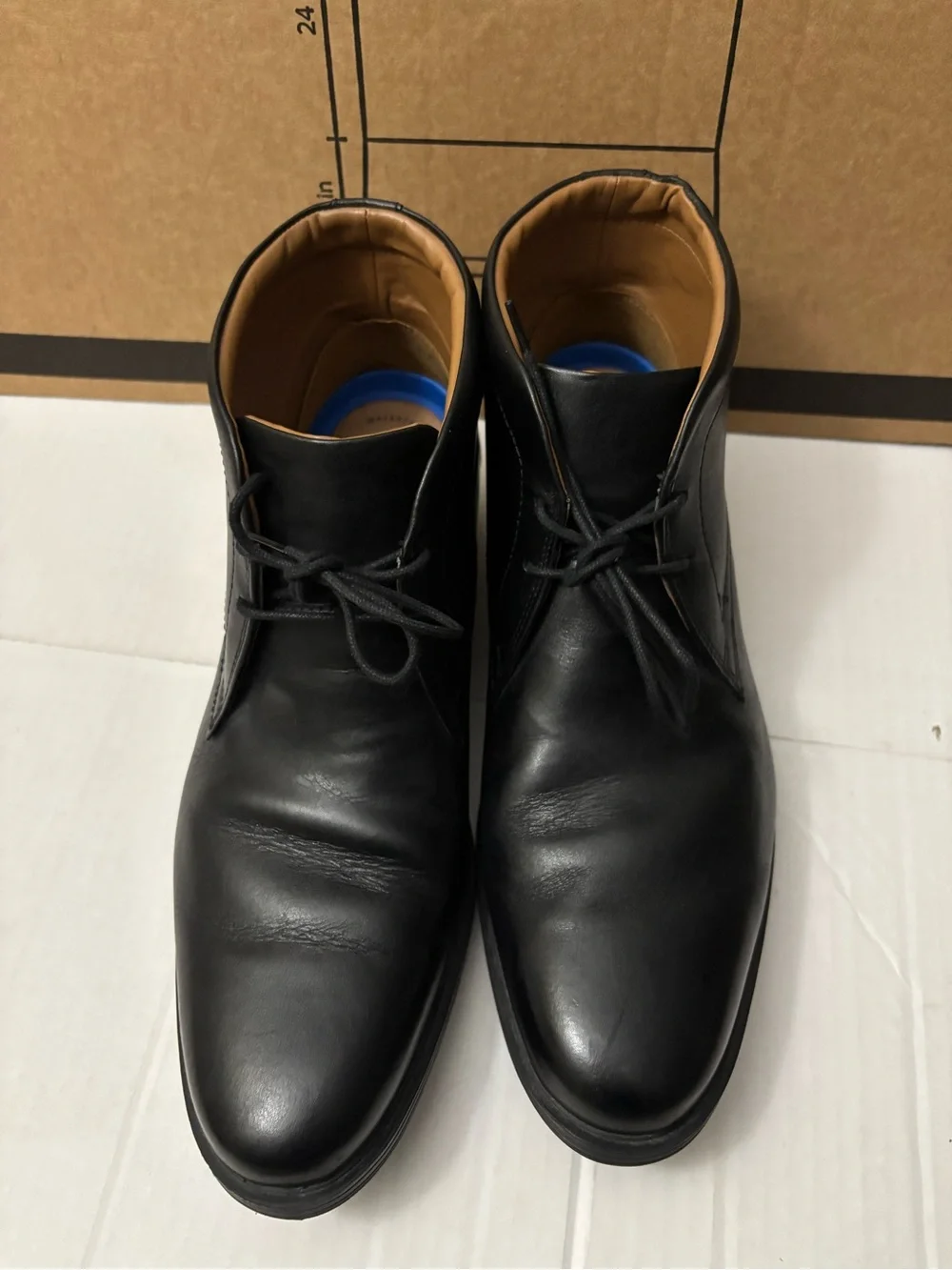 Clarks sleek leather